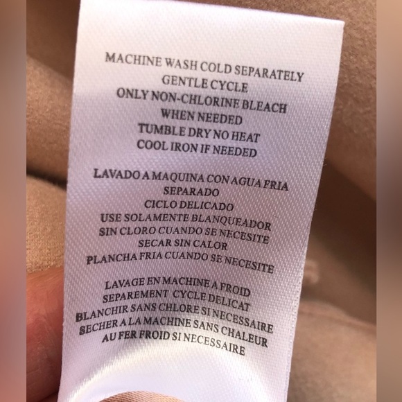 Woman’s Faux Suede Jacket Pastel Pink Size Large NWOT - Picture 9 of 16